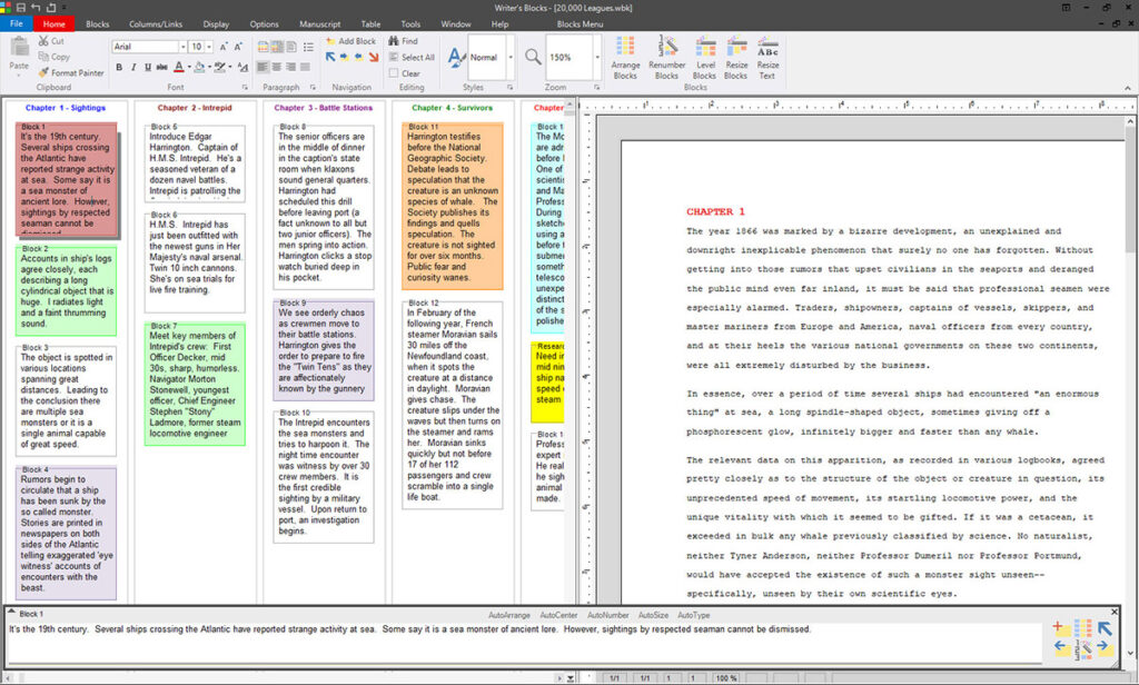 Writer's Blocks for Windows