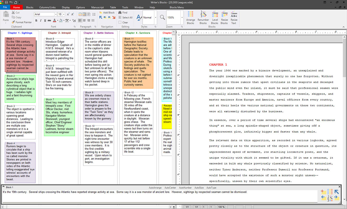 Writer's Blocks for Windows