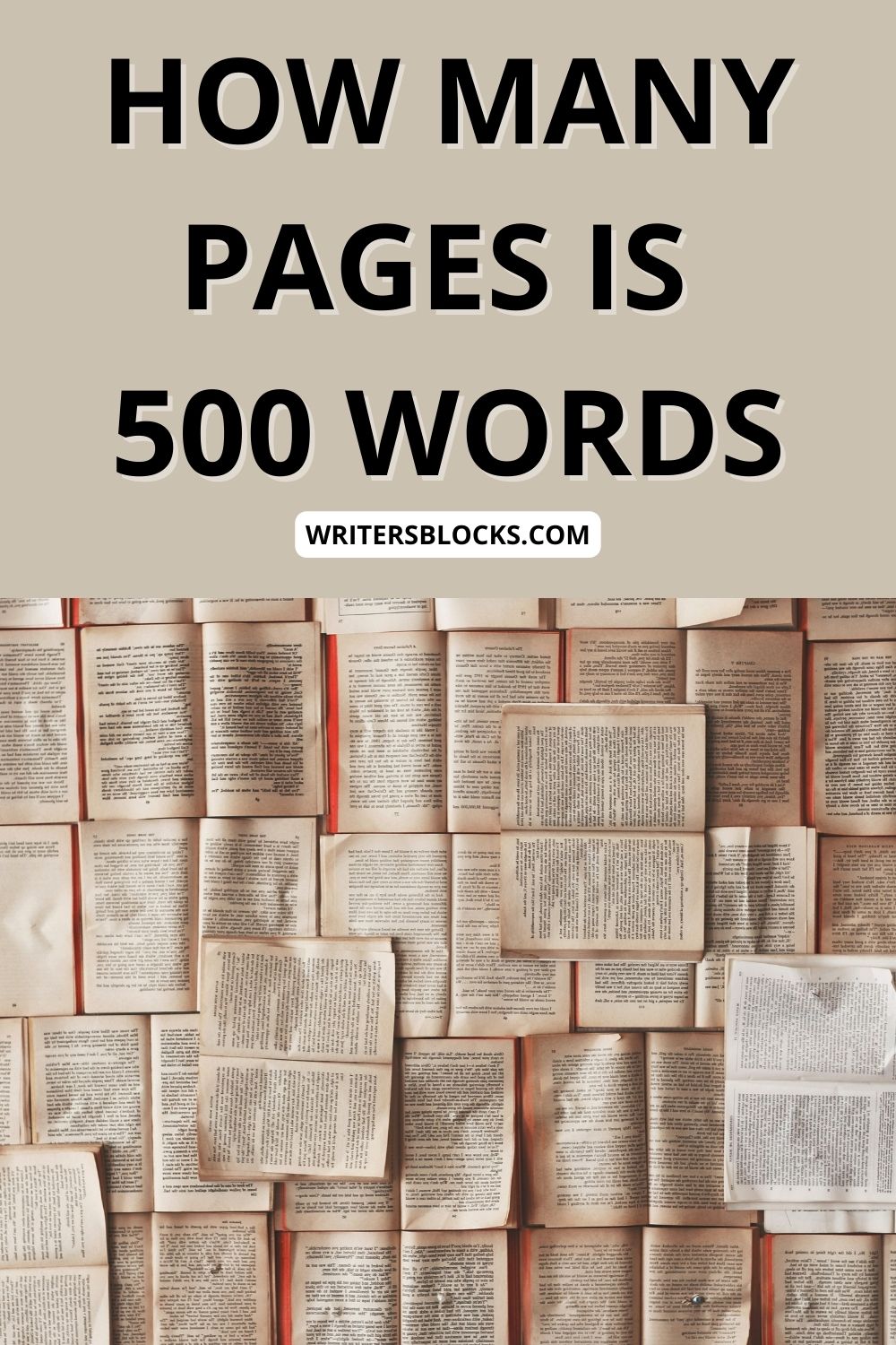 page counts in 500 words